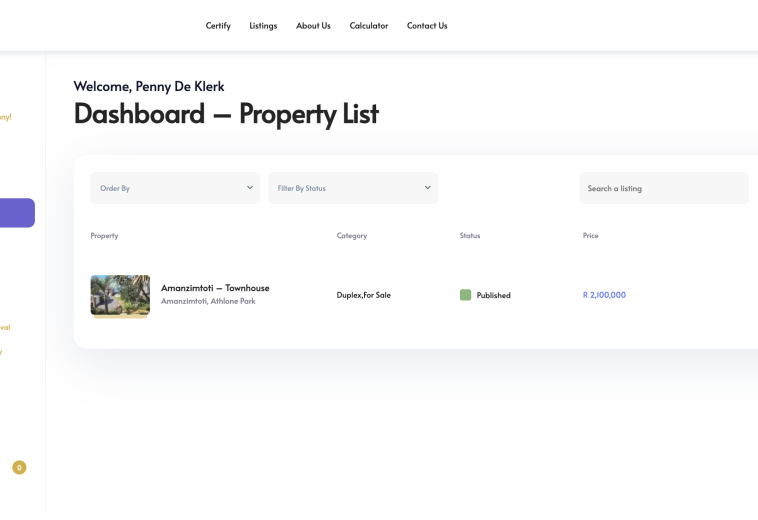 CertifiedProperties-Agent-login